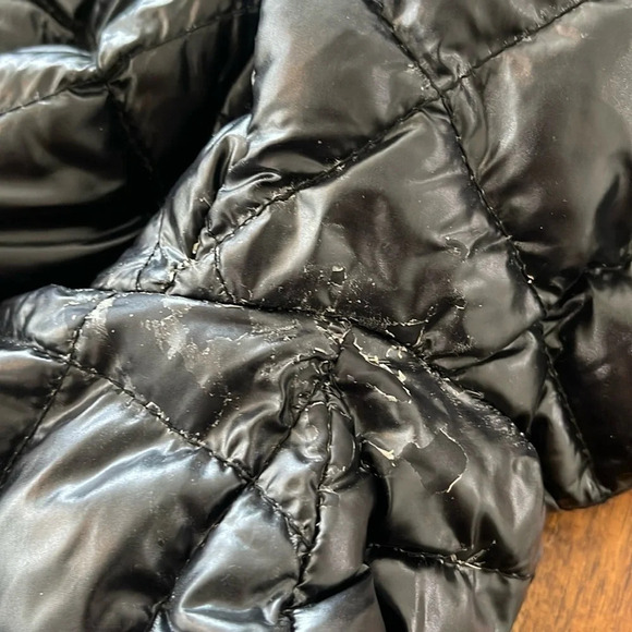 Moncler BAIEL Black Women Quilted Coat Jacket  Small made in Italy - with flaws - Picture 15 of 17